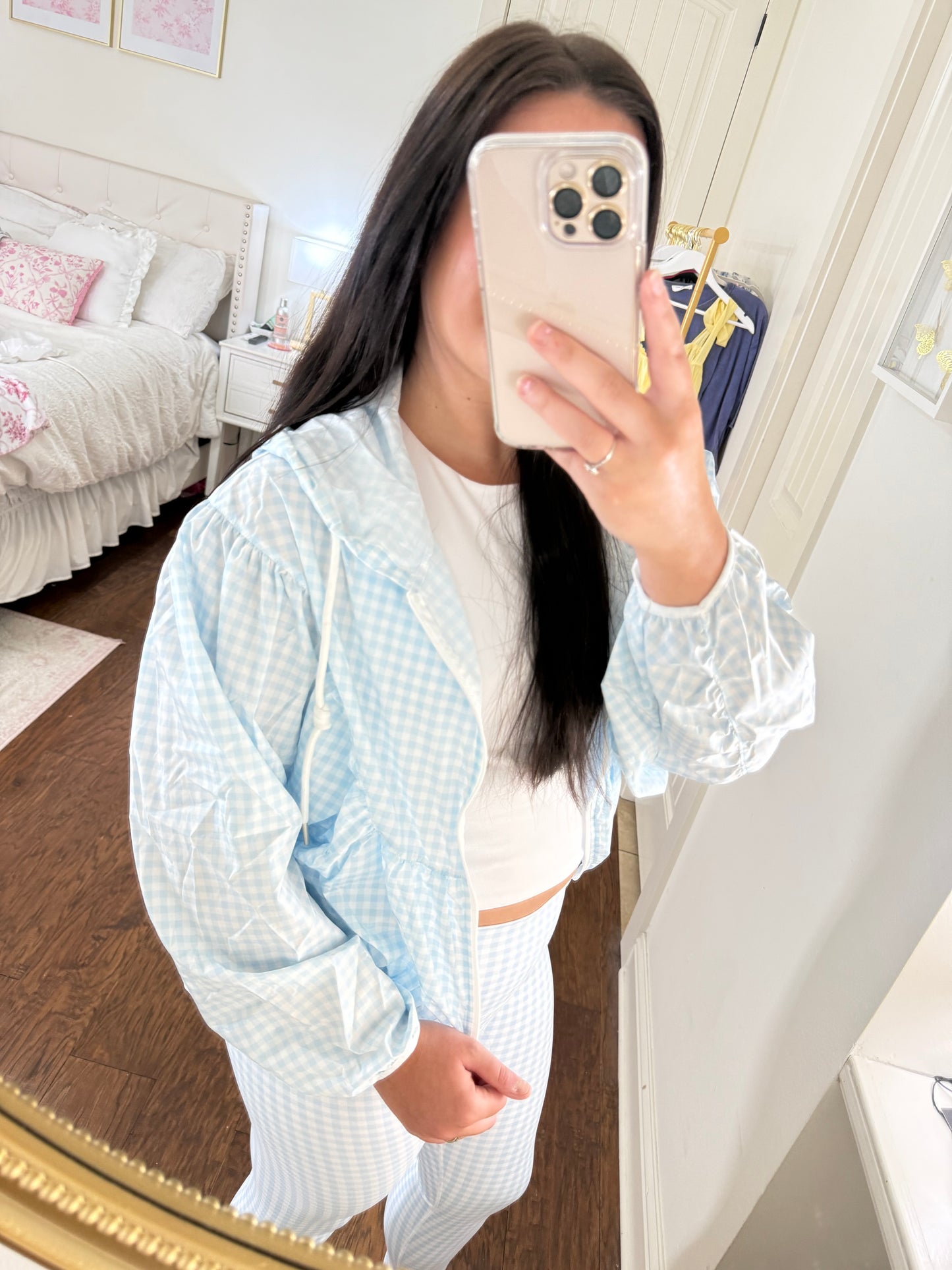 Blue Gingham Jacket