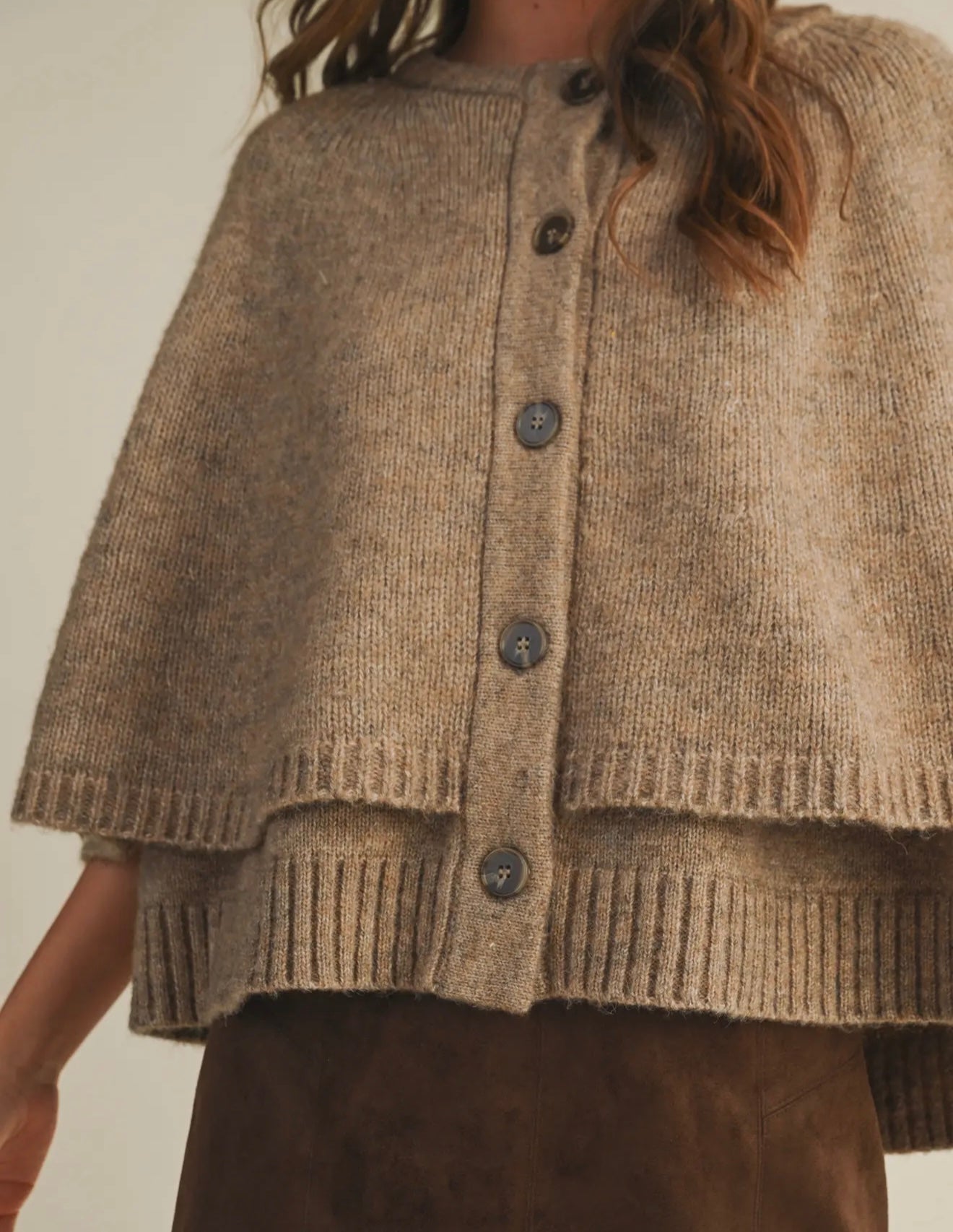 The Frances Cape Sweater