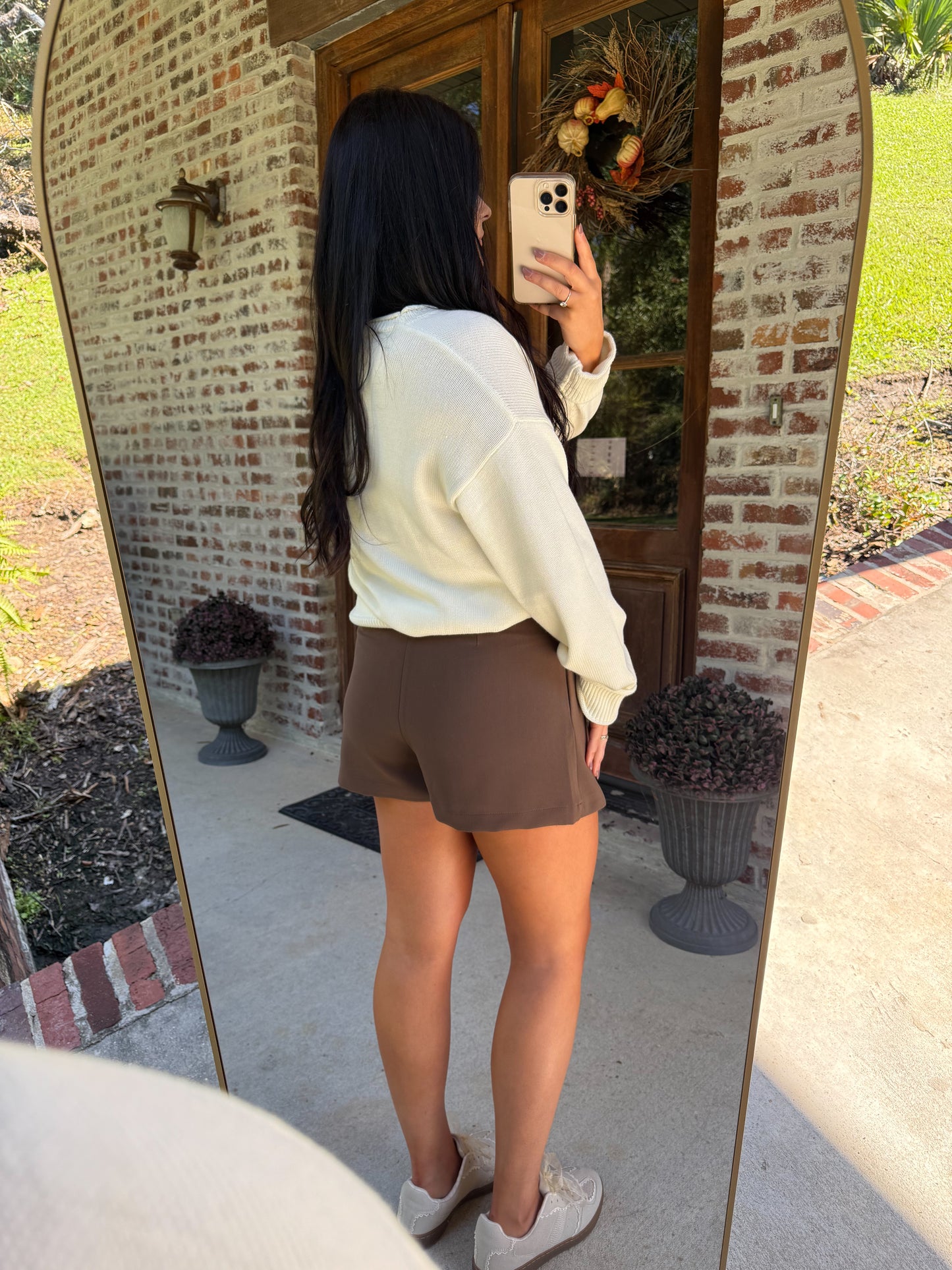 So Chic Brown Skort