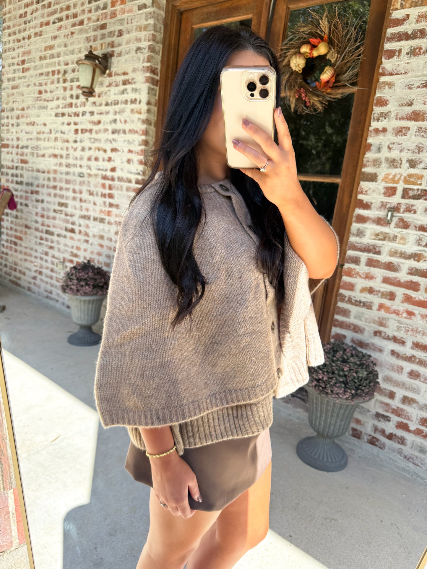 The Frances Cape Sweater