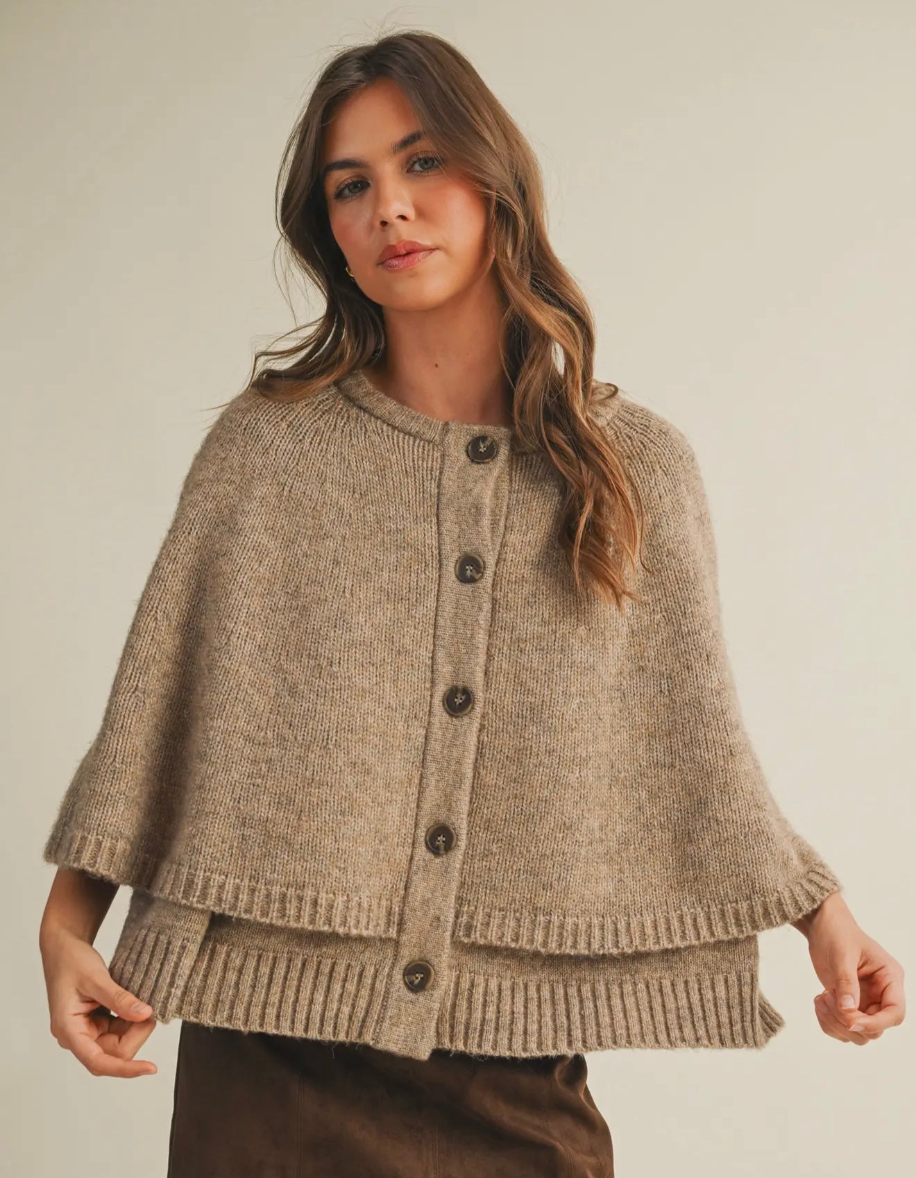 The Frances Cape Sweater