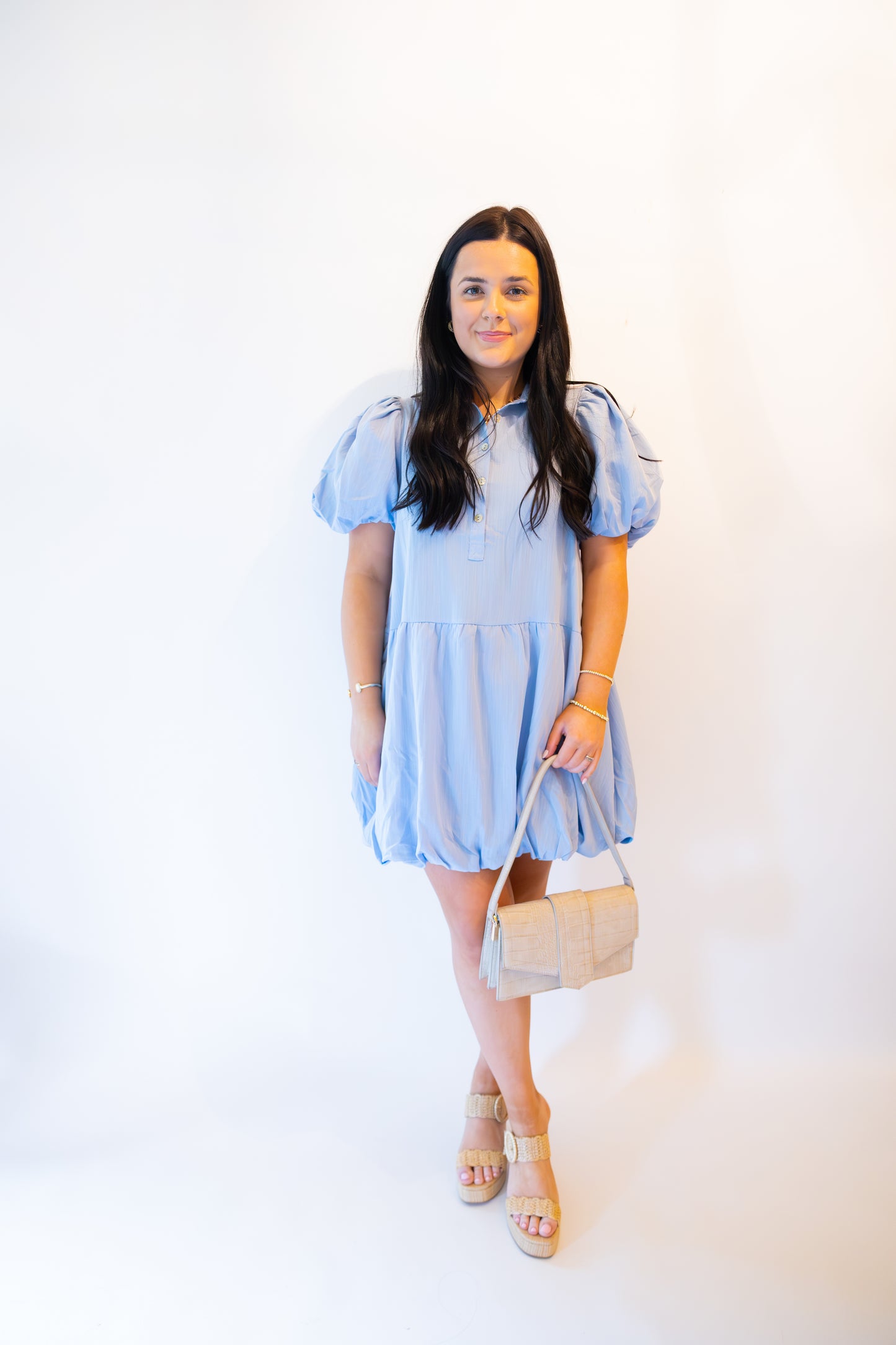 Morning Glory Bubble Hem Dress
