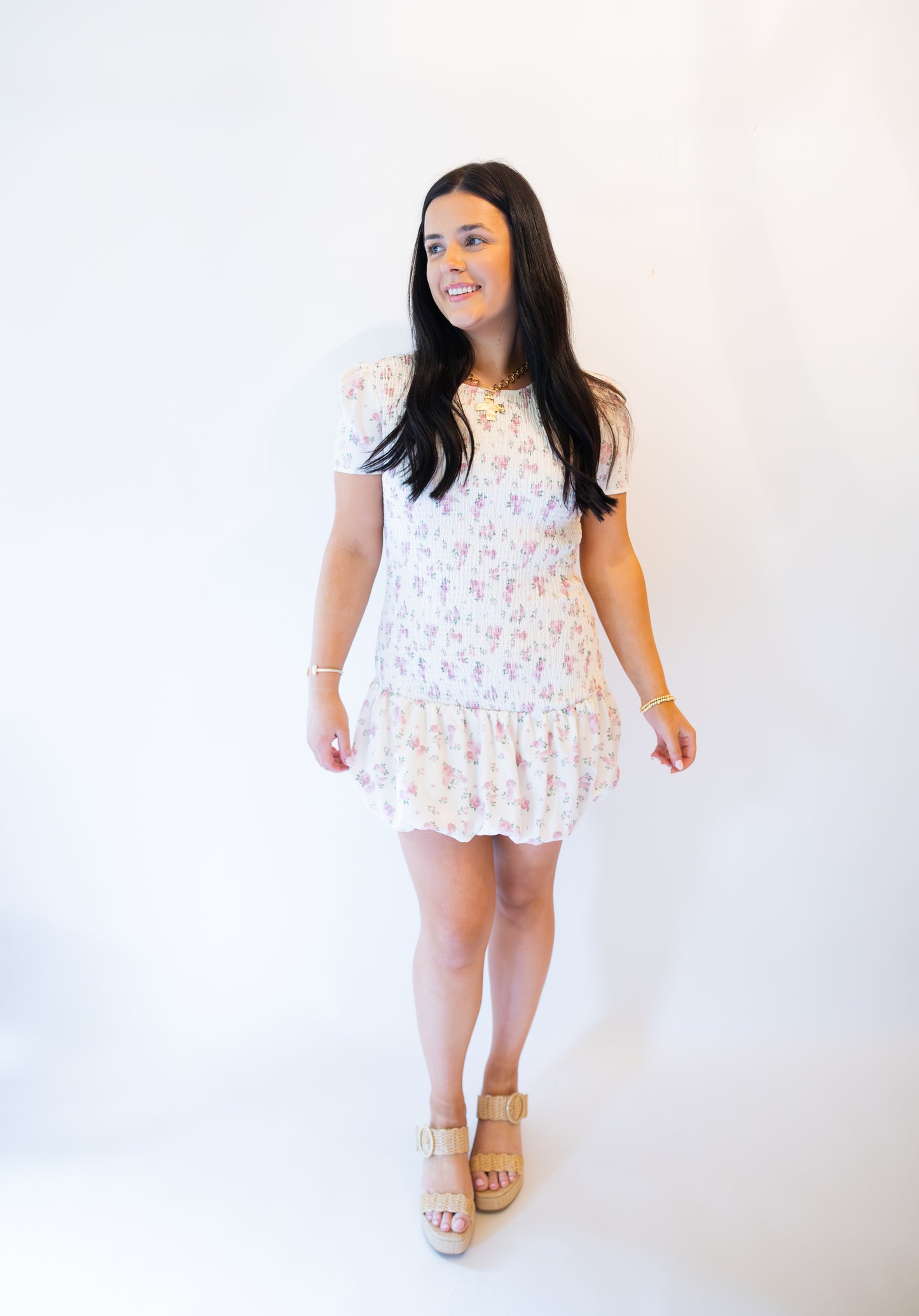 Pretty In Florals Mini Dress