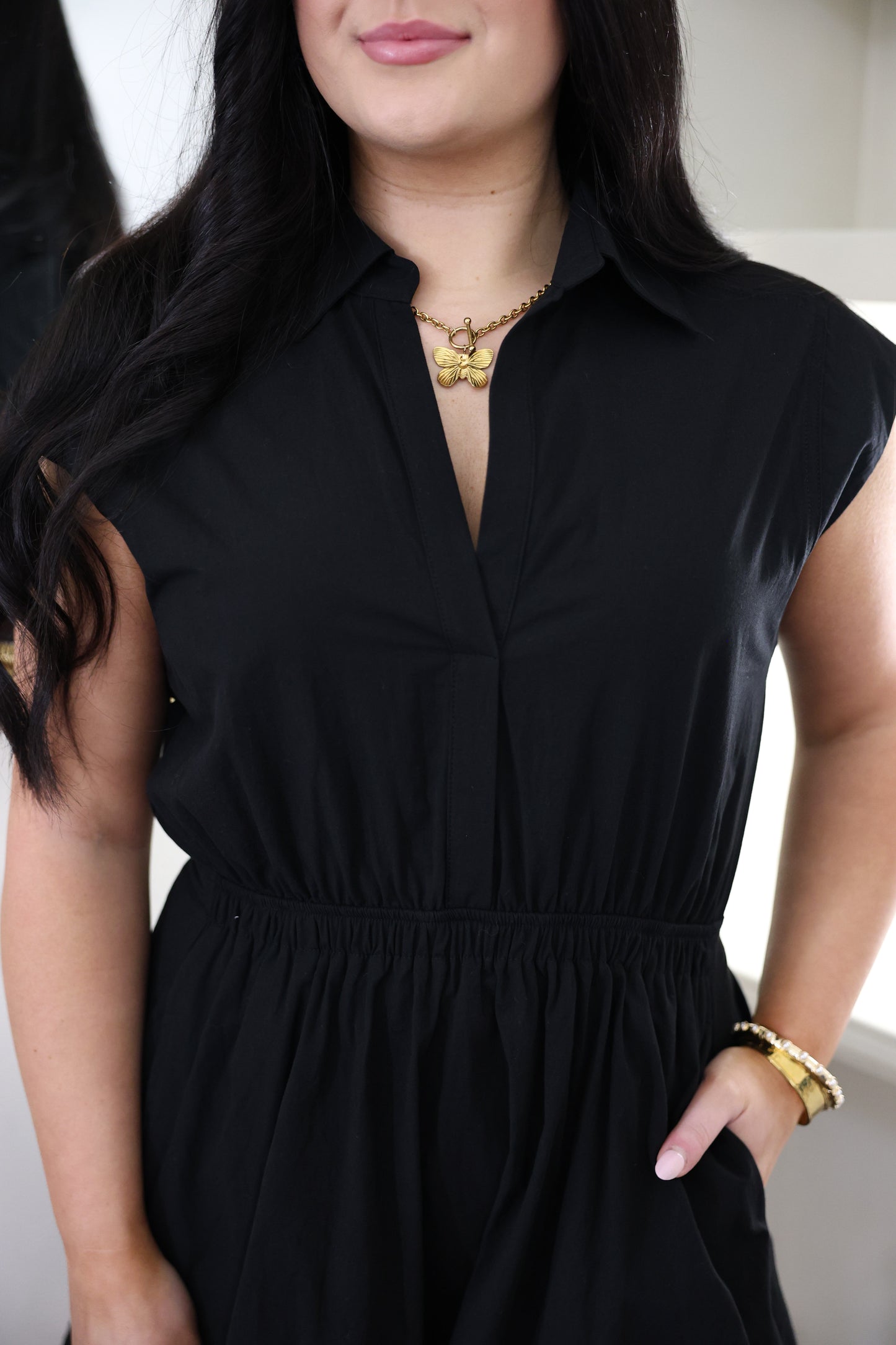 Black Everyday Mini Dress