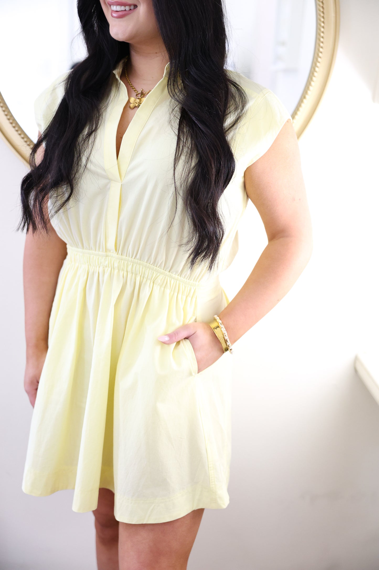 Sunshine Yellow Mini Dress