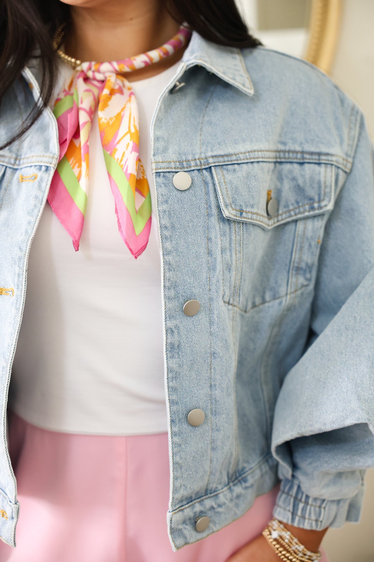 Make a Statement Denim Jacket