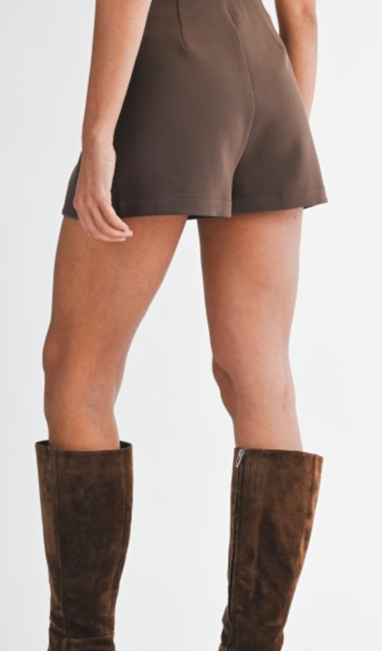 So Chic Brown Skort