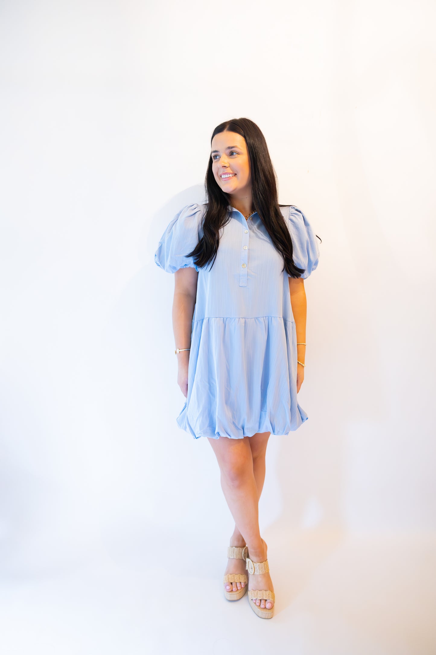 Morning Glory Bubble Hem Dress