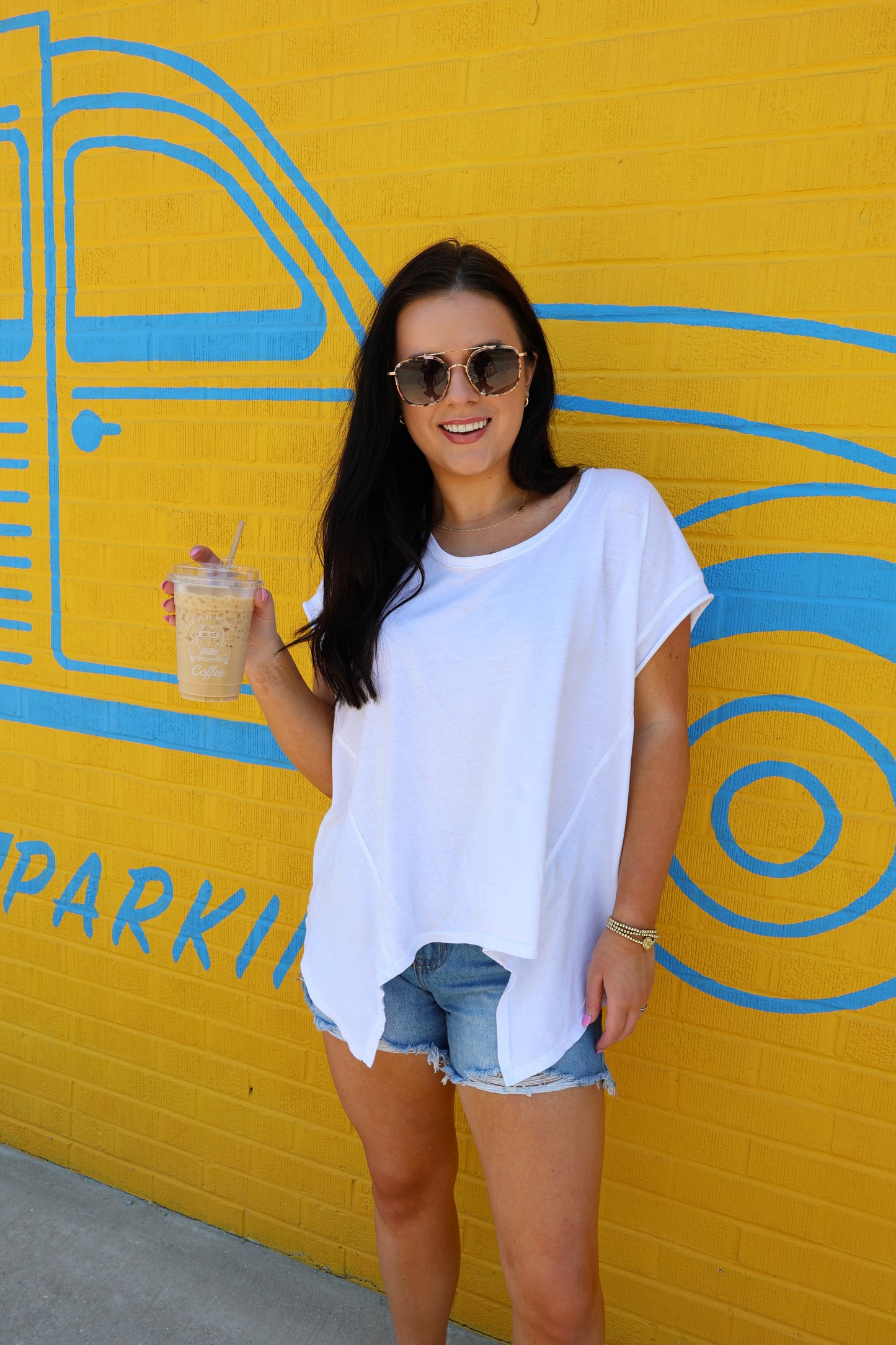 Good Vibes White Tee