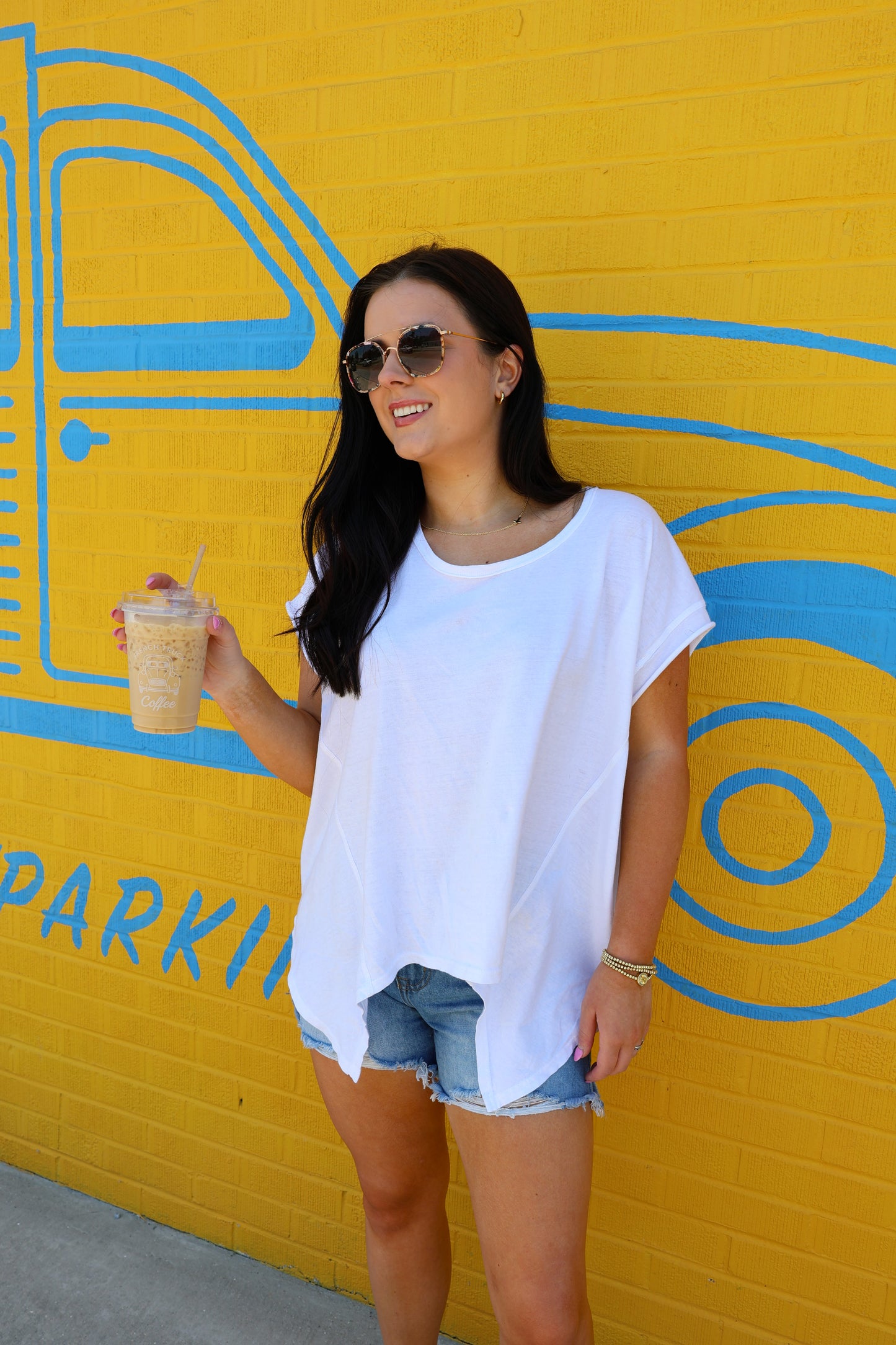 Good Vibes White Tee