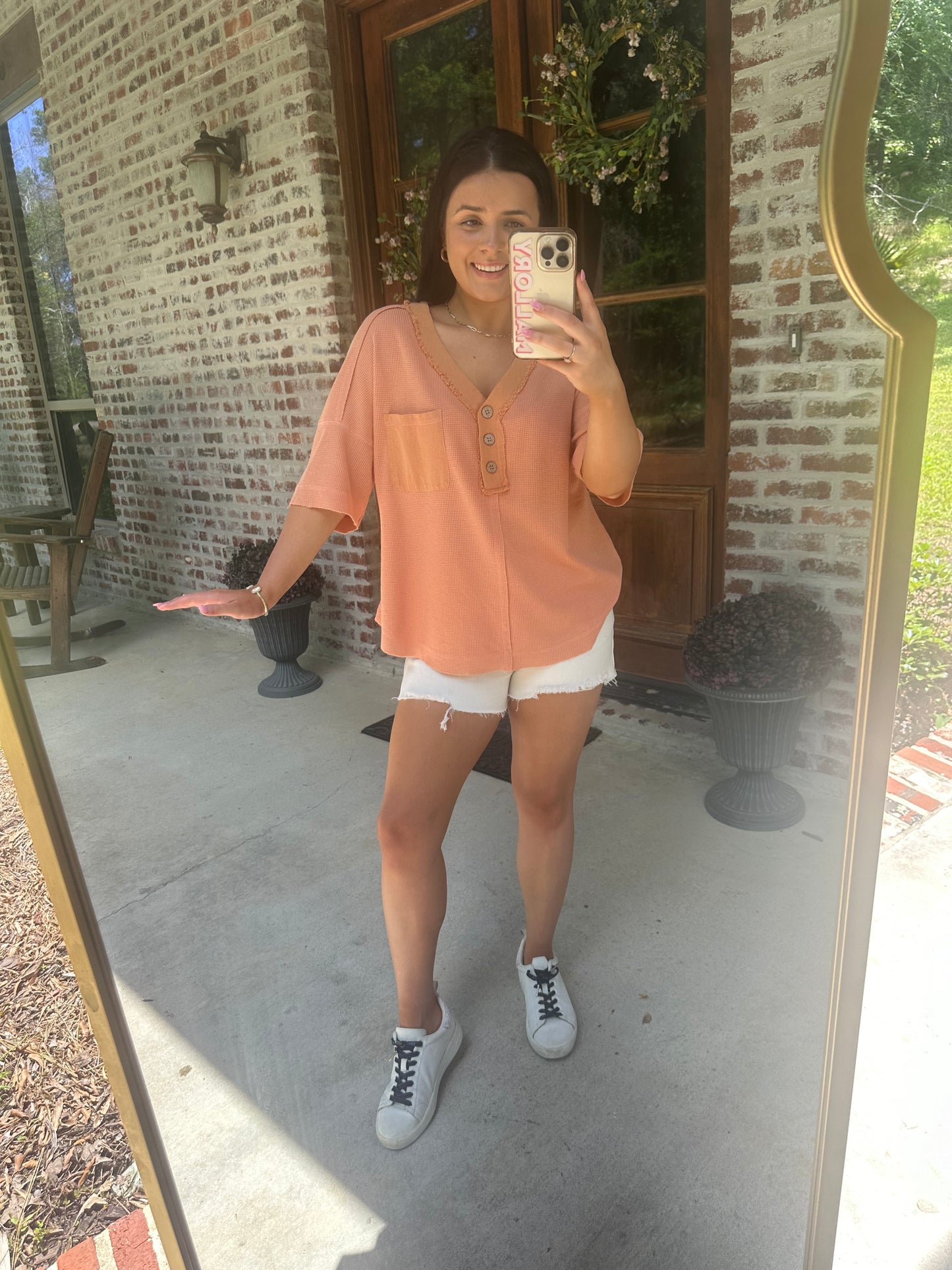 Casual Coral Tee