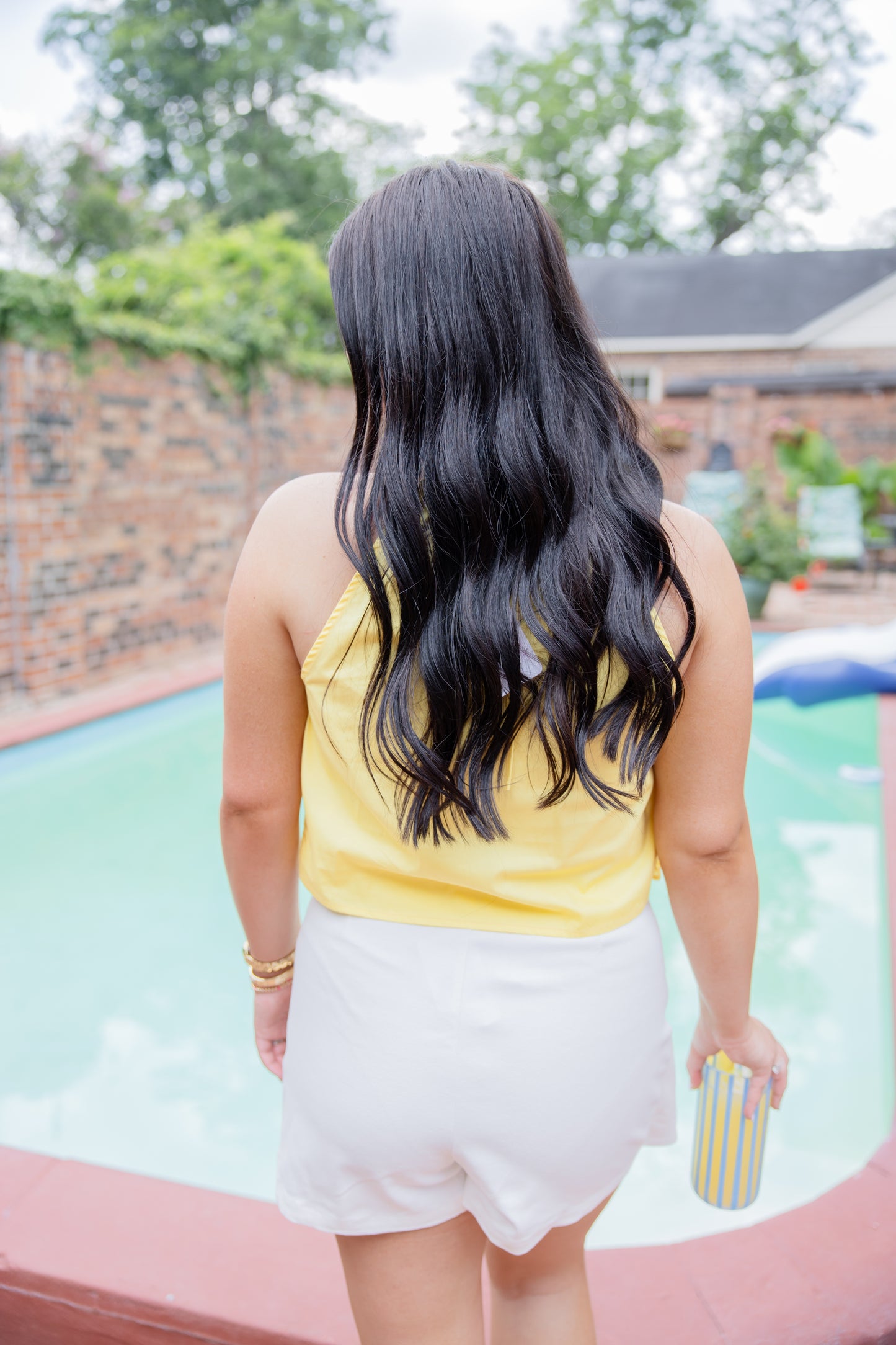Sunshine Eyelet Halter Top