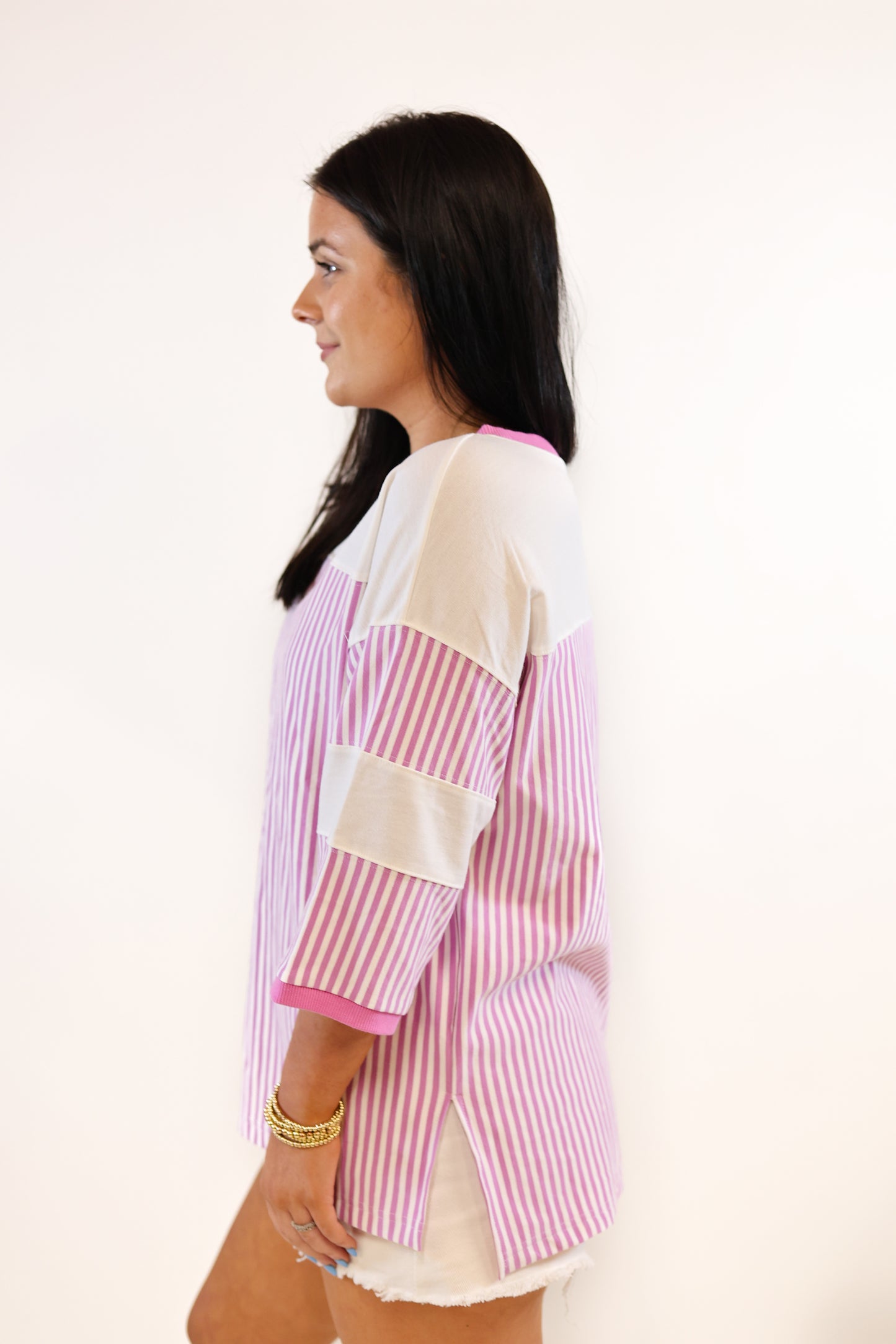 Comfy & Oversized Striped Tee