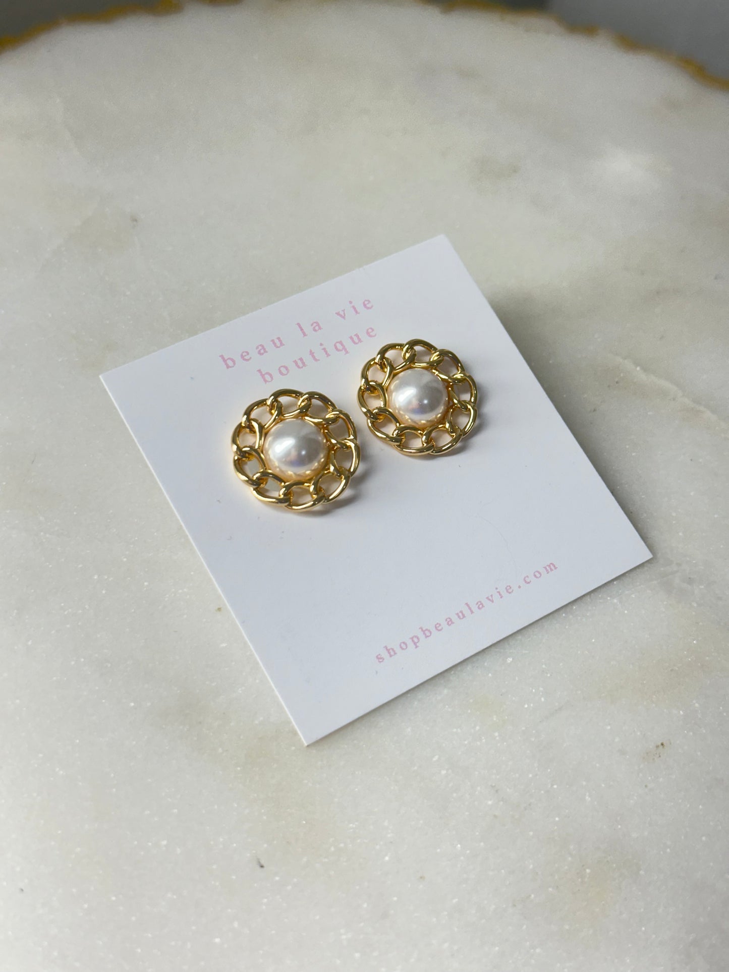 Classy Pearl Earrings