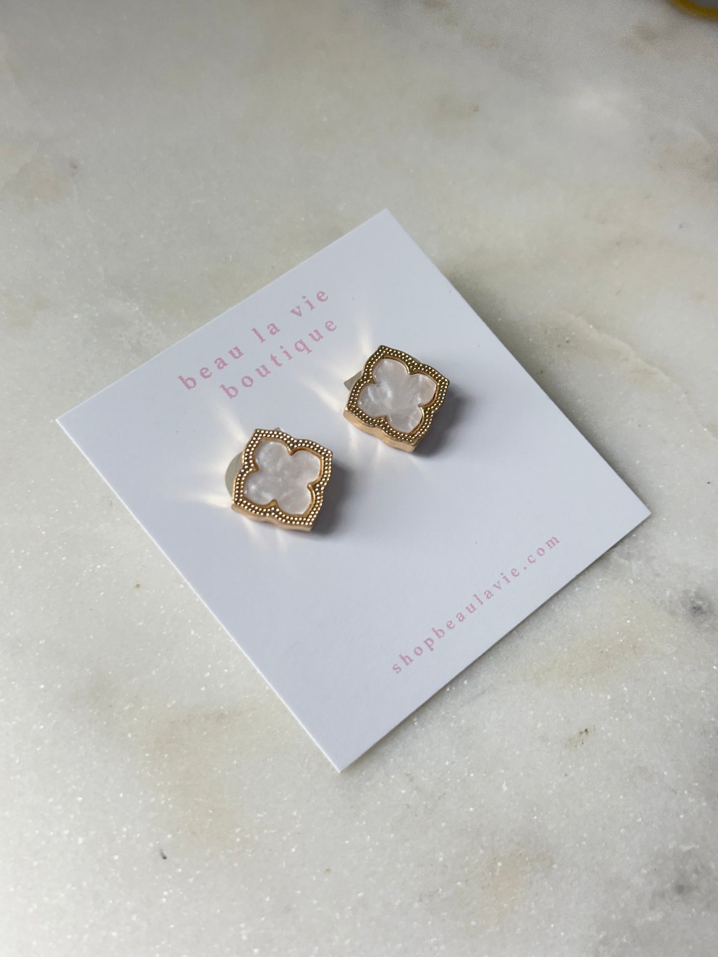 Gold Stud Earrings