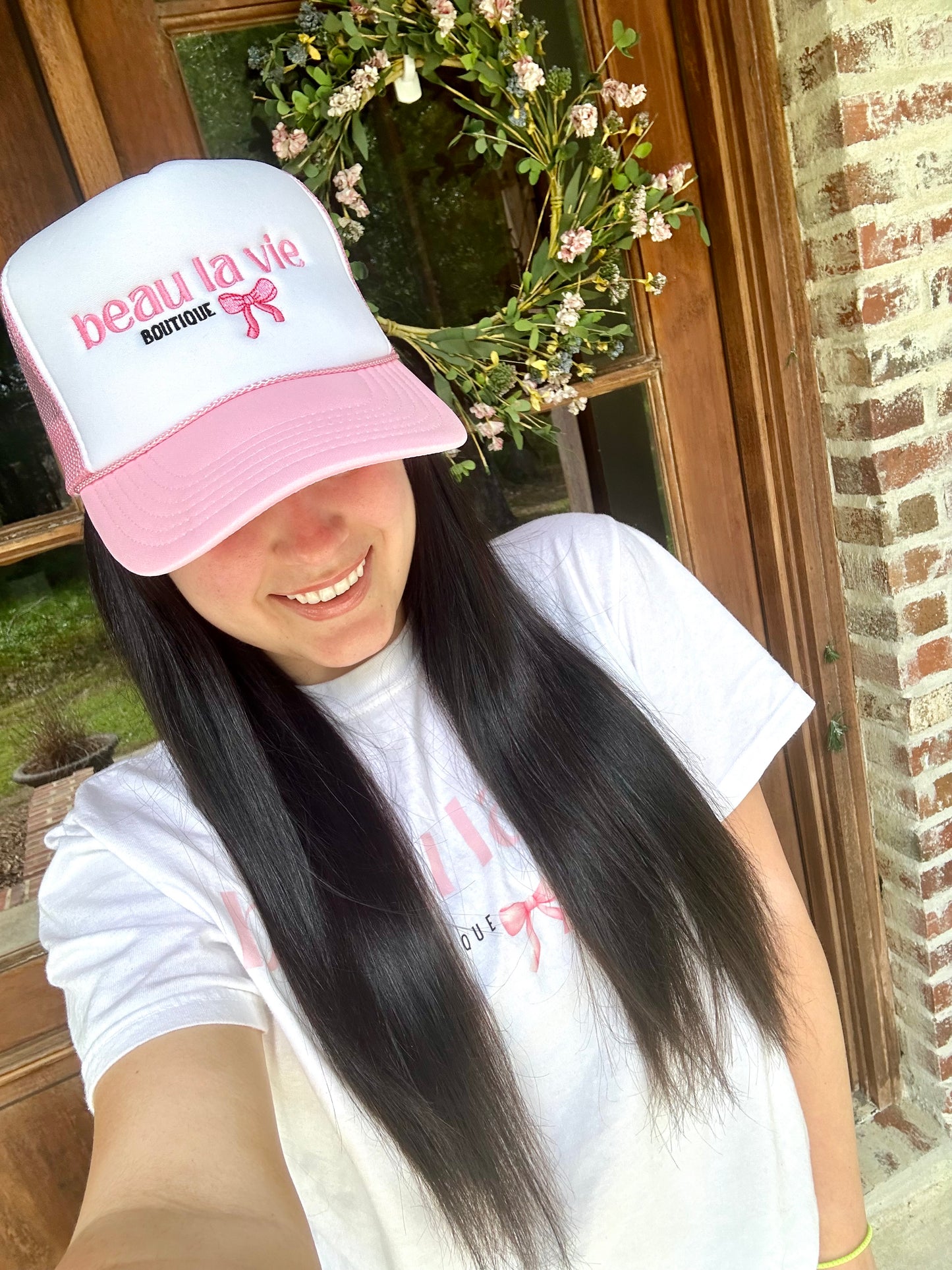 beau la vie trucker hat
