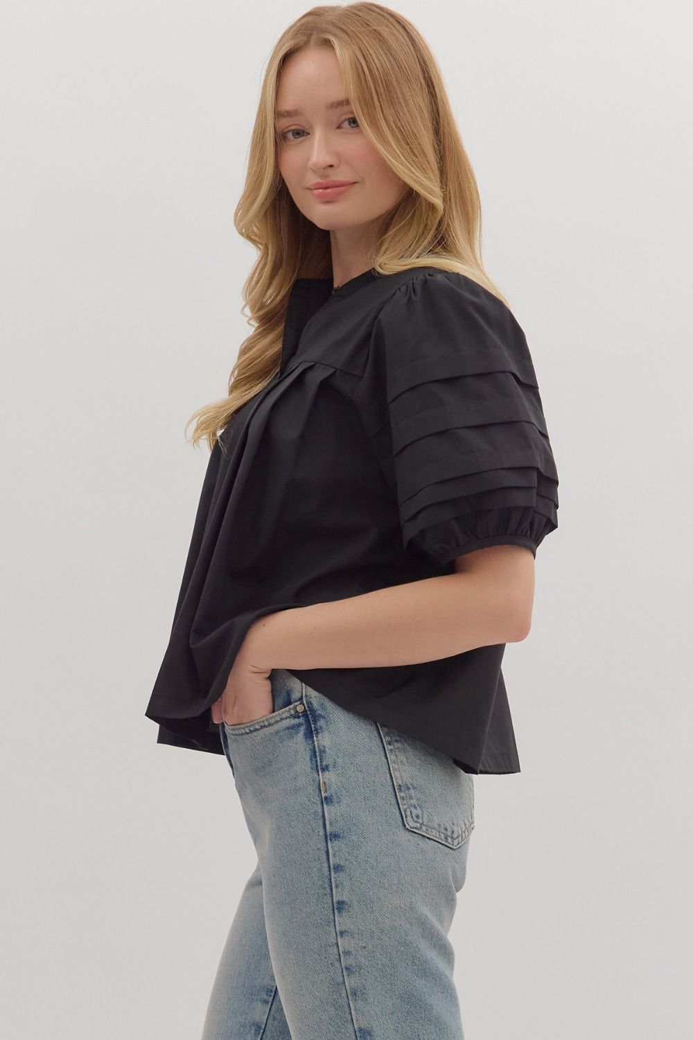 Forever Favorite Black Blouse