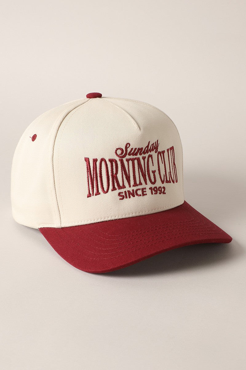 Sunday Morning Club Hat