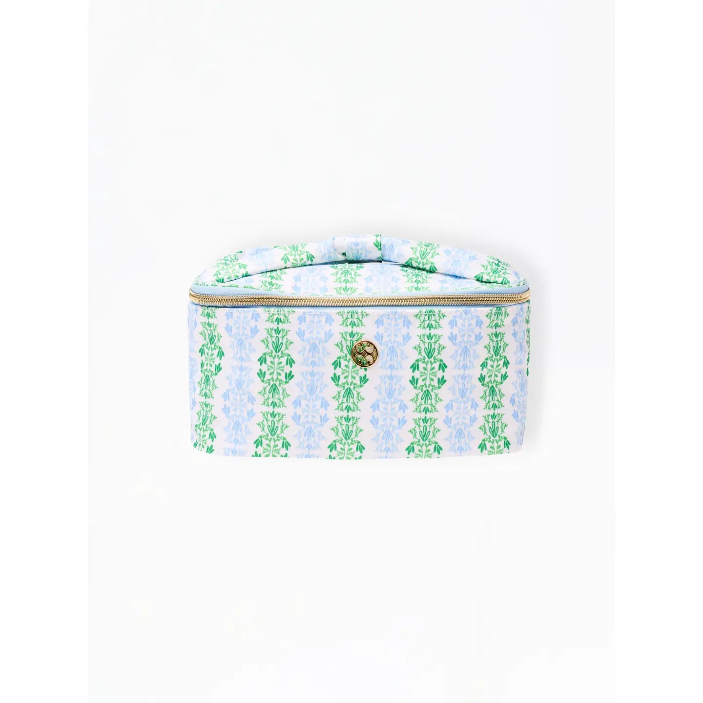 Blue and Green Makeup Bag