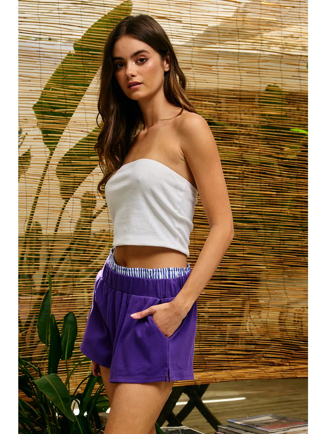 Louisiana Double Elastic Shorts (Pre Order: Ship Date 8.31)