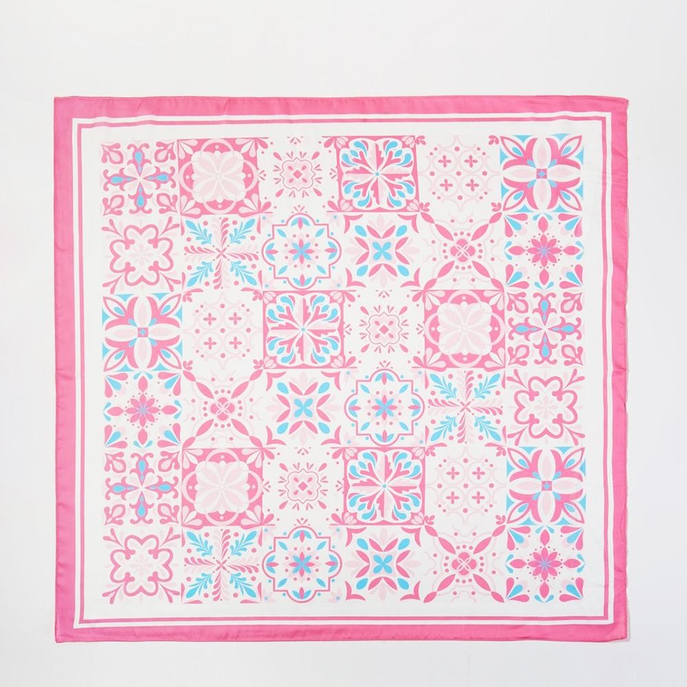 Pretty In Pink Floral Scarf