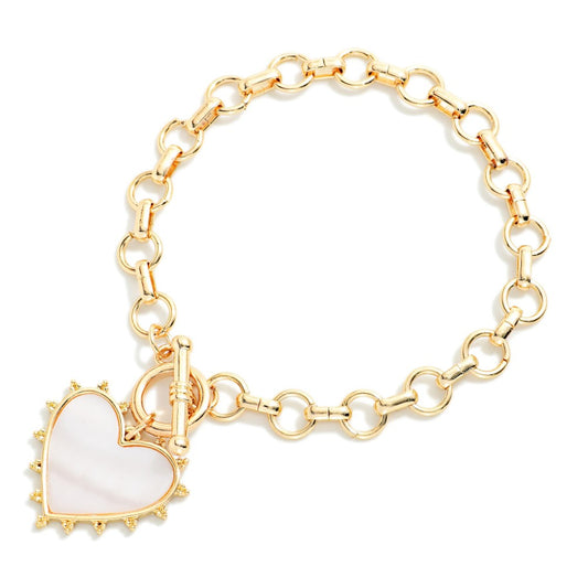Heart Chain Bracelet