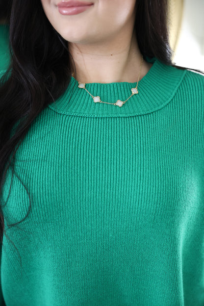 Kelly Green Sweater