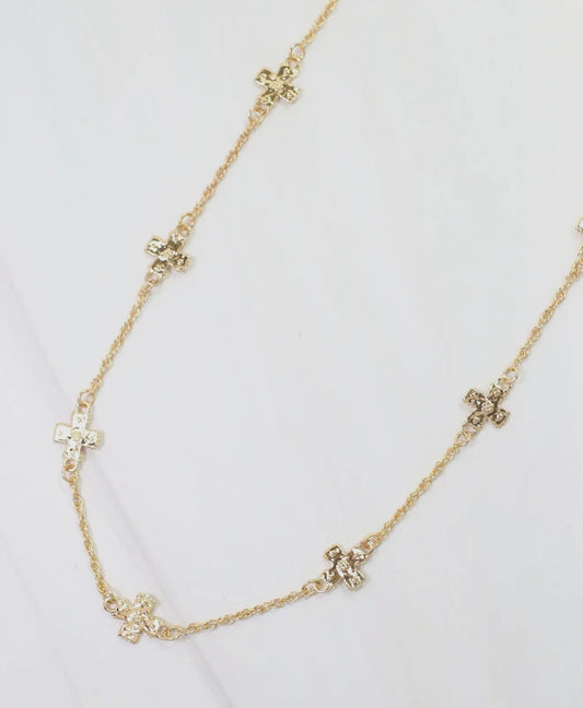 Cross Gold Necklace
