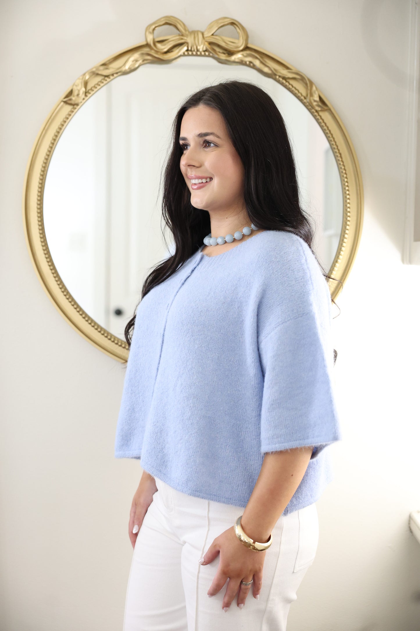 Chunky Marbled Beaded Necklace