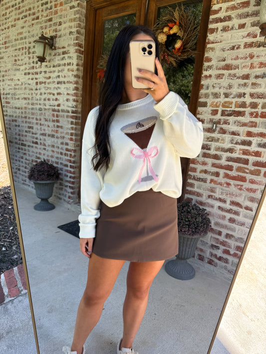 So Chic Brown Skort
