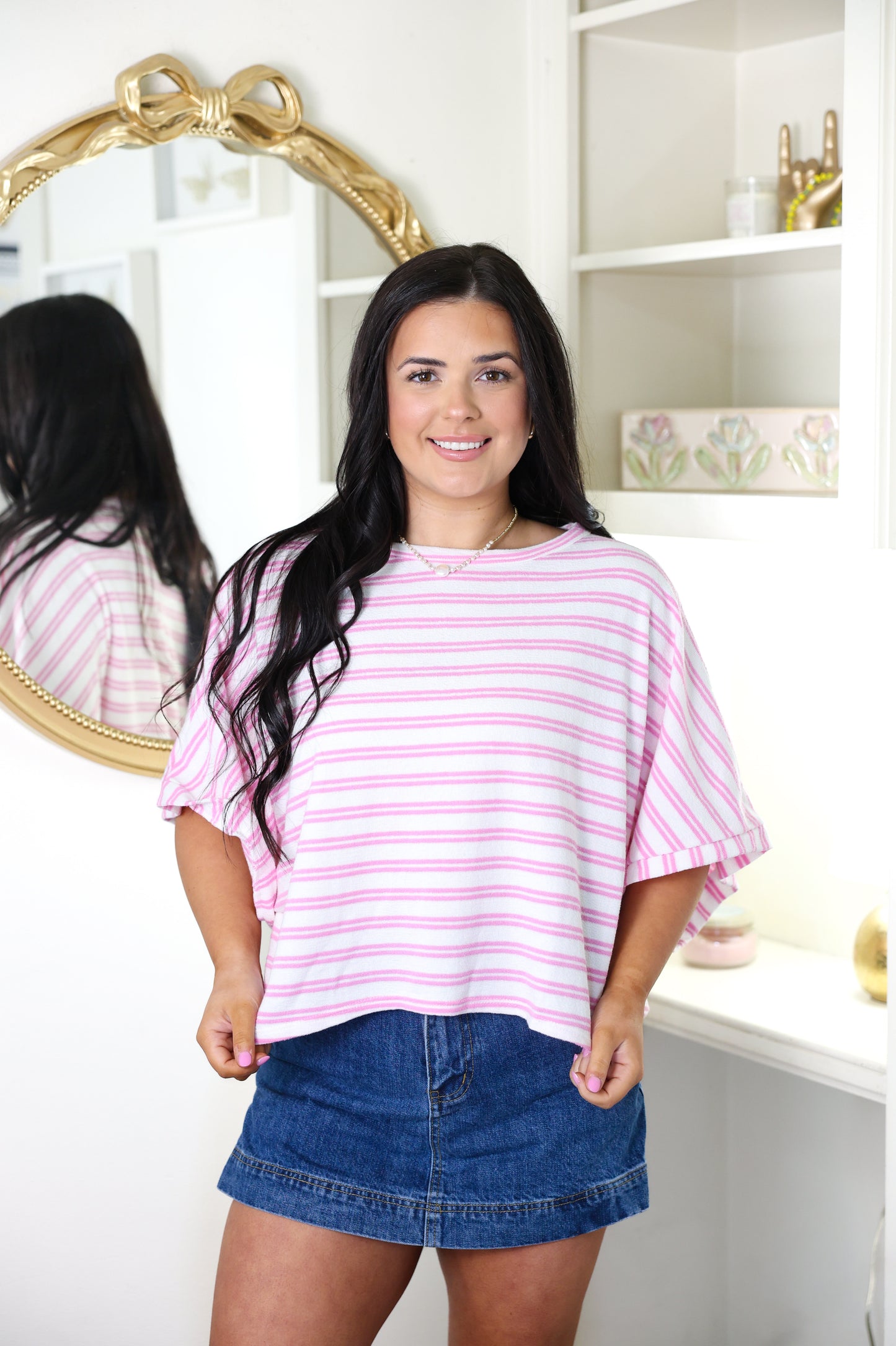 Pink Lemonade Striped Top