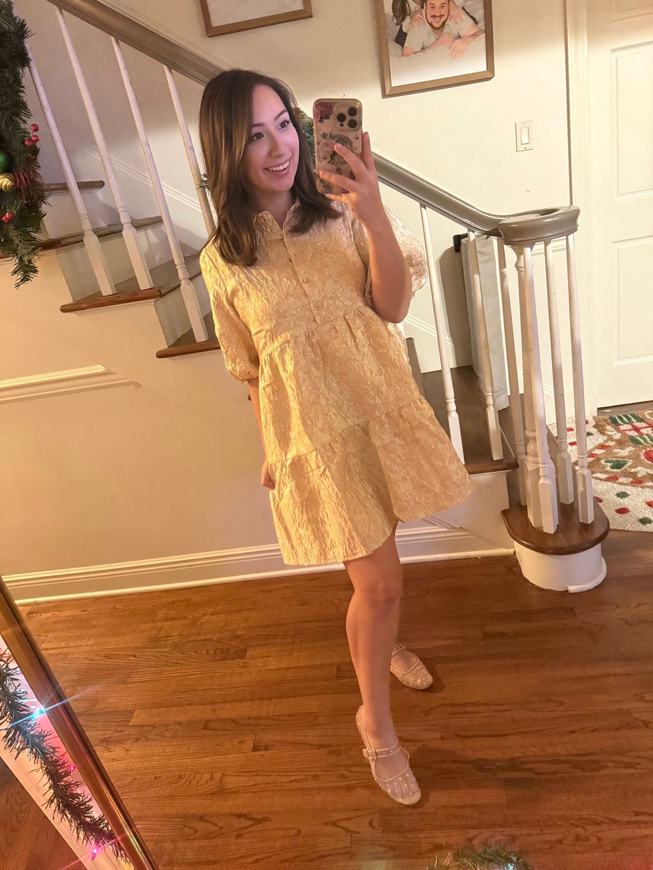 Golden Noel Dress