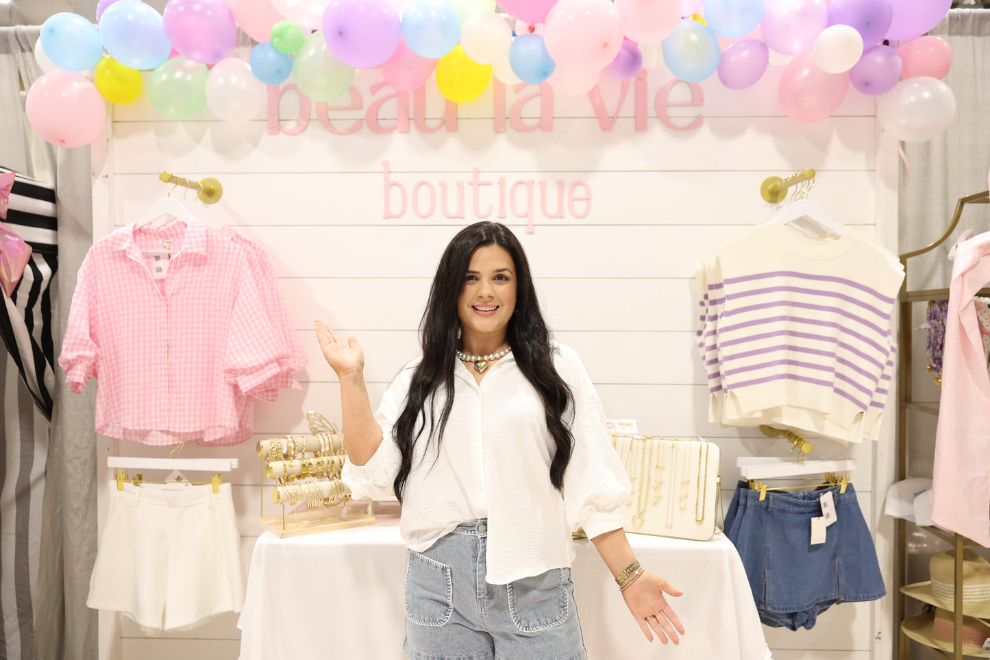 White Bubble Sleeve Top (Restocked!!)