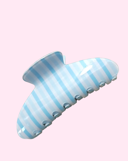 Blue Striped Caw Clip