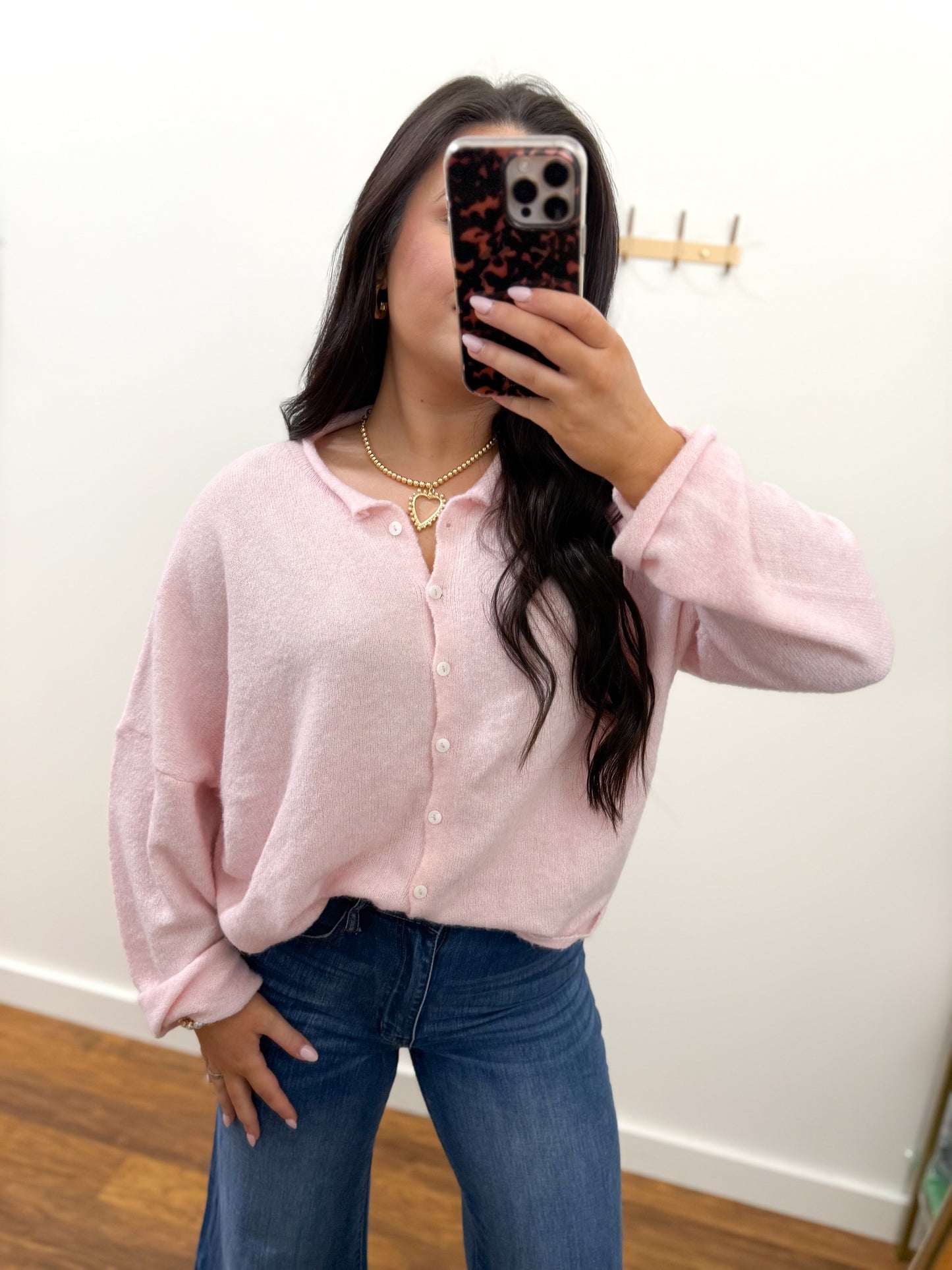 Baby Pink Cardigan