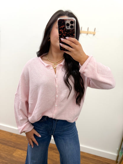 Baby Pink Cardigan