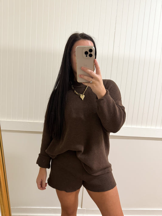 Espresso Sweater Set