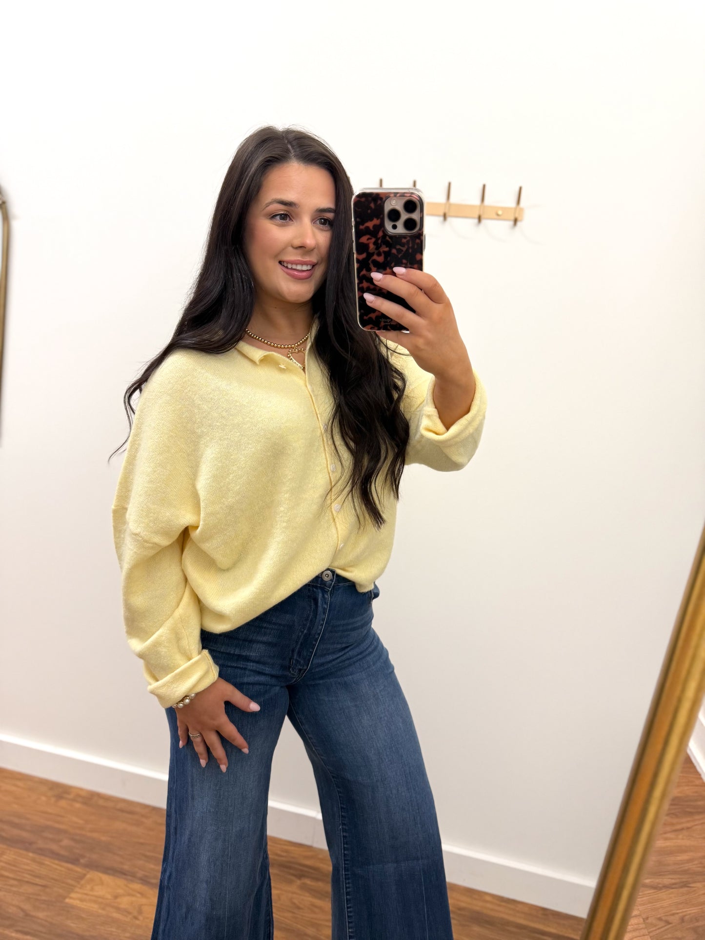 Butter Yellow Cardigan