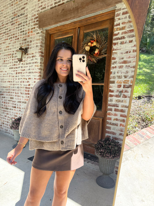 The Frances Cape Sweater
