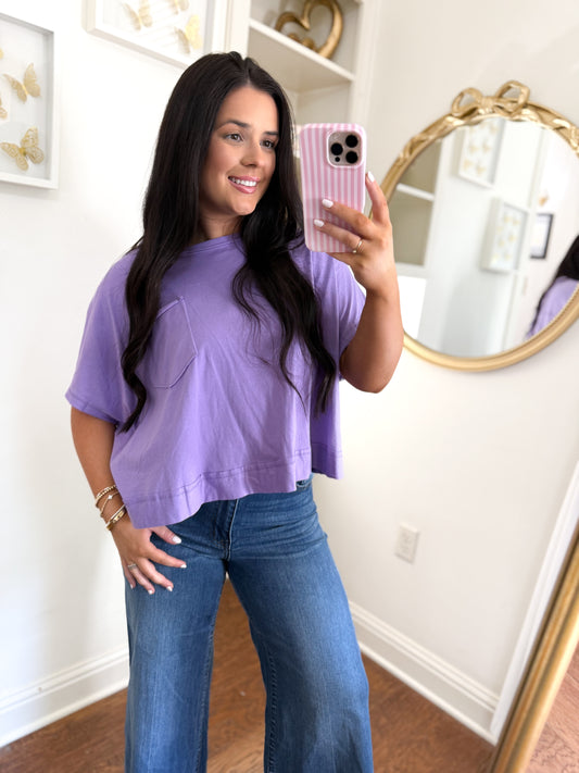 Everyday Basic Top - Lavender