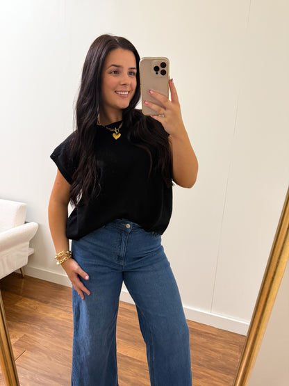 Everyday Black Sweater Vest