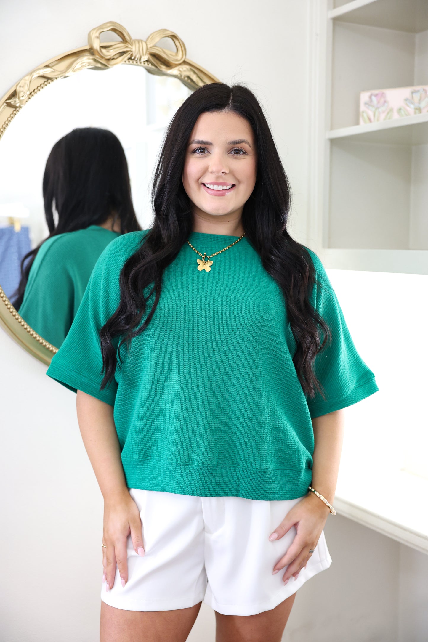 The Kelly Green Top
