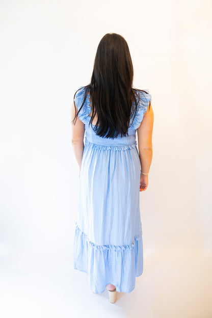 Blissful Blue Maxi Dress