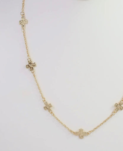 Cross Gold Necklace