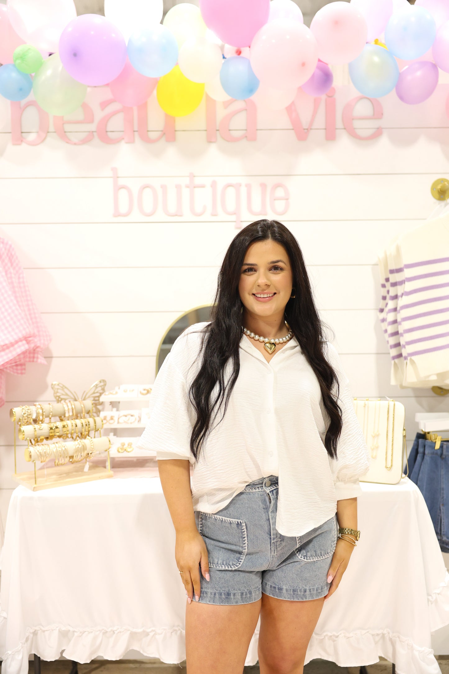 Stitch Pocket Denim Shorts (Restocked!!!)