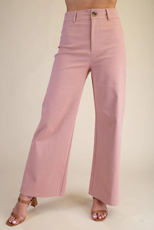 High Waist Blush Pants