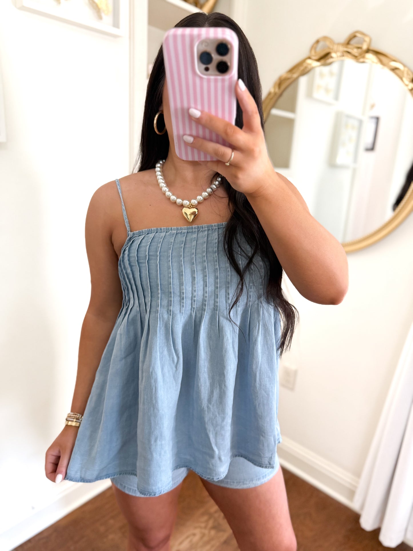 Light Denim Cami Top