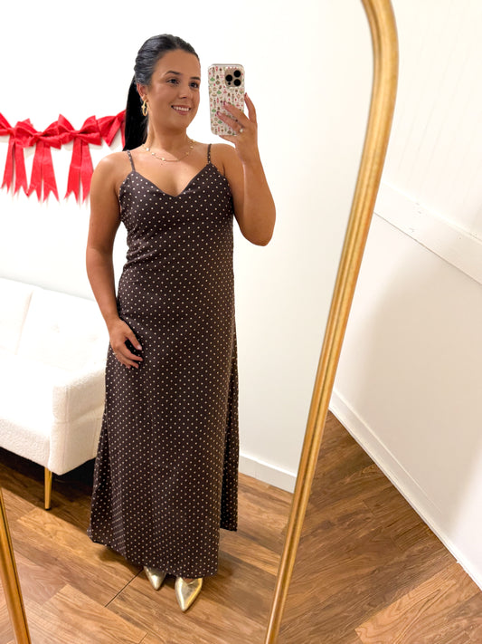 Sweetheart Polka Dot Maxi