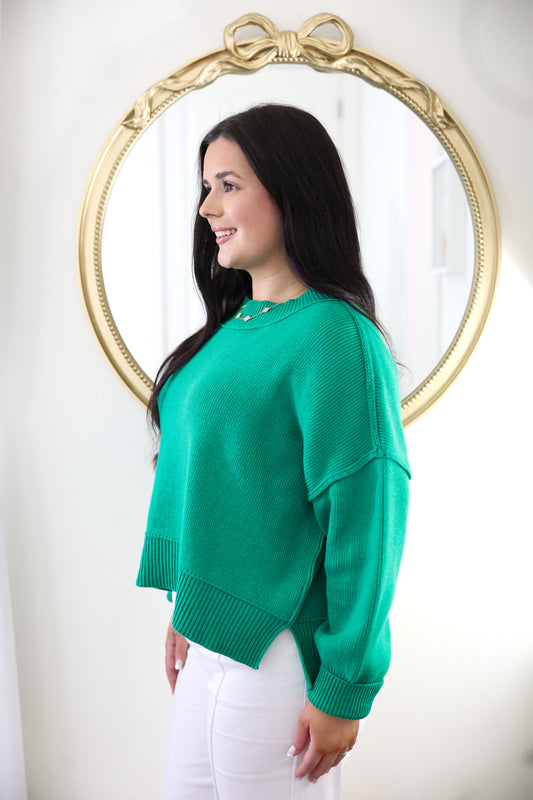 Kelly Green Sweater
