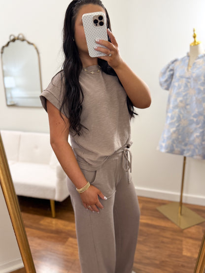 Ash Mocha Pant Set